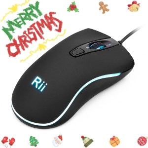 Rii RM105 RGB背光 有线鼠标