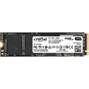 Crucial 1TB P1 NVMe M.2 2280 QLC 固态硬盘