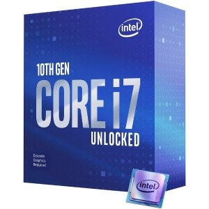 Intel Core i7-10700KF Comet Lake 8核 LGA1200 处理器