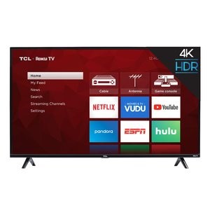 TCL 75S421 75吋 4K HDR LED ROKU 智能电视