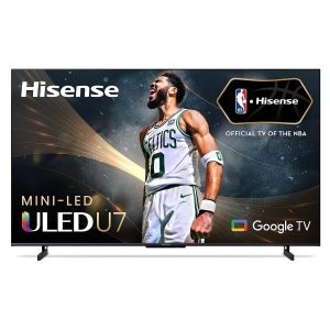 史低价：Hisense 65" U7K 4K 144Hz ULED Mini-LED 智能电视 2023款