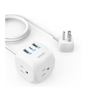 Anker 321 20W PD USB C 插座 3AC 2A1C TUV认证