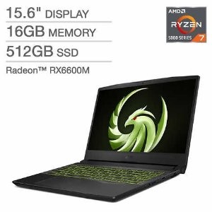 MSI Alpha 15 144Hz 游戏本 (R7 5800H, 6600M, 16GB, 512GB)