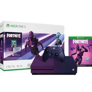 Xbox One S 1TB 《堡垒之夜》最新限定版套装 灭霸紫