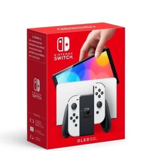 Nintendo Switch OLED 红蓝/黑白 配色 UK行货