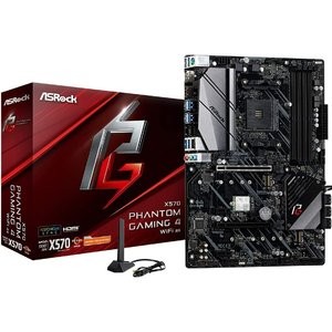 ASRock X570 PHANTOM GAMING 4 WIFI AX ATX主板
