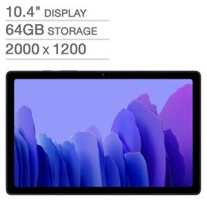Samsung Galaxy Tab A7 64GB 平板电脑 + 64GB MicroSD卡