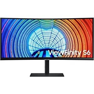 SAMSUNG 34" ViewFinity S6 21:9 2K100Hz HDR10 Type-C 曲面显示器