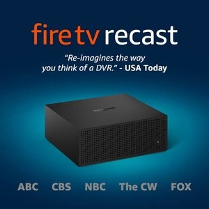 Fire TV Recast 电视节目录像机 支持ABC, CBS, FOX, NBC, PBS等