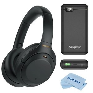 索尼 XM4 全新旗舰蓝牙降噪耳机 + 20000mAh充电宝 +  清洁布