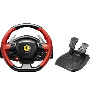 Thrustmaster 法拉利 458版 Spider 方向盘+踏板