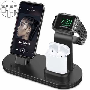 OLEBR 三合一 iPhone/Apple Watch/AirPods充电底座