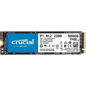 Crucial P1 500GB 3D NAND NVMe PCIe M.2 固态硬盘