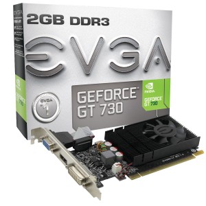 EVGA GT730 DDR3 2G单槽
