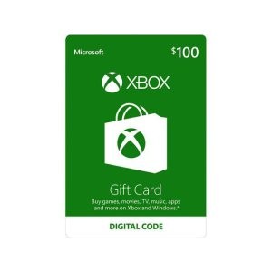 限今天：Xbox Gift Card $100礼卡