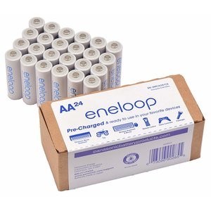 闪购：Panasonic eneloop 镍氢充电电池 AA 24节