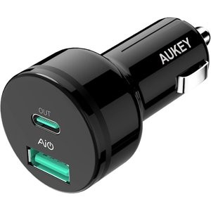 AUKEY 39W USB-C PD 车载快充