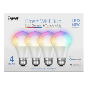 Feit Electric Wi-Fi 智能灯泡 4只装