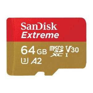 限今天：SanDisk Extreme 64GB microSDXC UHS-I/U3 A2 存储卡