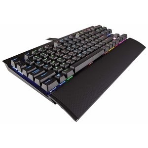 CORSAIR K65 LUX RGB 87键游戏机械键盘 Cherry MX红轴