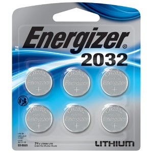 Energizer 2032号 3V 纽扣电池 6枚入