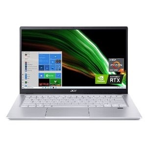 Acer Swift X 14" 创作者PC (R7 5800U, 3050Ti, 16GB, 512GB)
