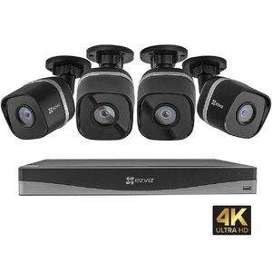EZVIZ 4K 超清室外夜视安防系统 4摄像头 2TB
