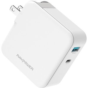 RAVPower Pioneer 45W PD+QC 双口 充电头