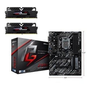 ASRock Z390 幻影电竞4 + 金邦 16GB DDR4 3000