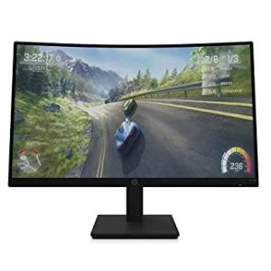 HP 27吋 X27c 165Hz FHD 曲面护眼显示器