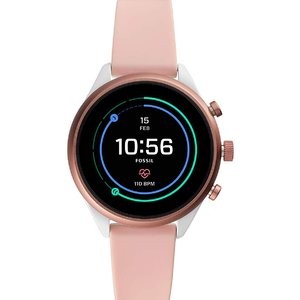 史低价：Fossil 女式智能手表 带GPS和心率检测功能