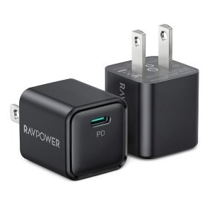 RAVPower 20W USB-C 快充充电器 2件装