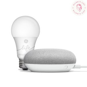 Google 智能家居入门套装 (Home Mini + C-Life A19)
