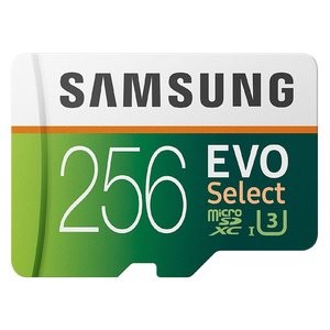 Samsung EVO Select 256GB U3 MicroSDXC 存储卡