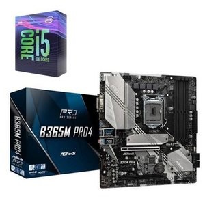 ASRock B365M Pro4 主板 + Intel Core i5-9600K CPU
