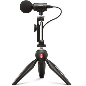 Shure MV88 相机架+三脚架 立体声电容麦 同时支持安卓iOS