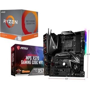 AMD RYZEN 9 3900X + MSI MPG X570 GAMING EDGE WIFI