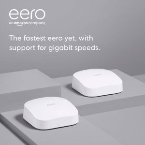 Amazon eero Pro 6 三频 mesh Wi-Fi 6 路由器套装