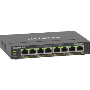 史低价：NETGEAR GS308EP 8口 PoE 千兆交换机 8 x PoE+ @ 62W