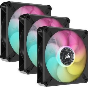 史低价：CORSAIR iCUE ML120 RGB ELITE 磁悬浮风扇套装 带Hub