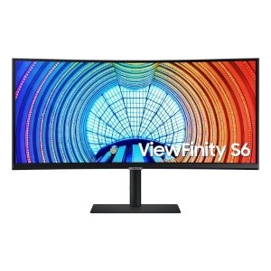 SAMSUNG 34" ViewFinity S6 21:9 1440P 100Hz HDR10 Type-C 曲面显示器