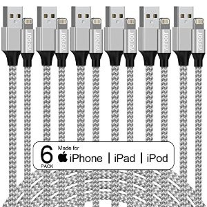 Apple MFi认证 Lightning数据线 6条
