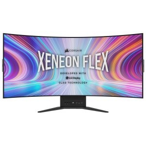 限今天：Corsair XENEON Flex 45WQHD240 WQHD 240Hz OLED 柔性曲面屏