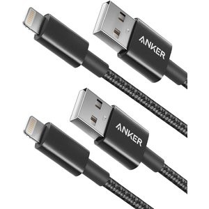 Anker Lightning 转 USB-A 编织数据线 2根装 MFi认证