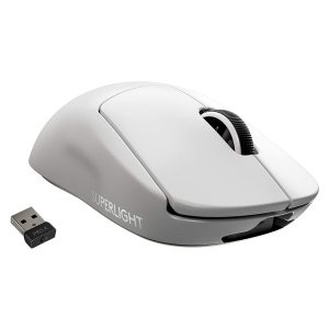 Logitech G PRO X SUPERLIGHT 无线鼠标 仅重63g 白色