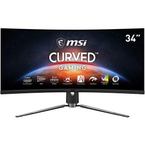 史低价：MSI 343CQR 34" 2K 1000R 21:9 VA 1ms 165Hz 显示器