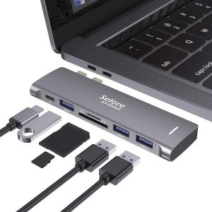 Macbook Pro/Air 2020 2019 2018 6合1 数据线转换器