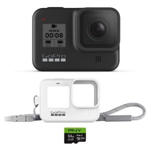GoPro HERO8 Black 运动相机 + 便携保护壳 + 64GB SD卡
