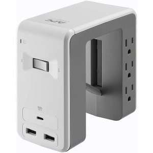 APC PE6U21W 6x交流 3xUSB U型电涌保护插座