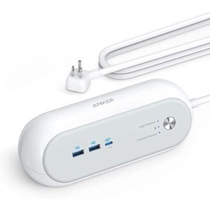 Anker 623 桌面充电站 3AC美标插口 45W USB-C 2个Type-A